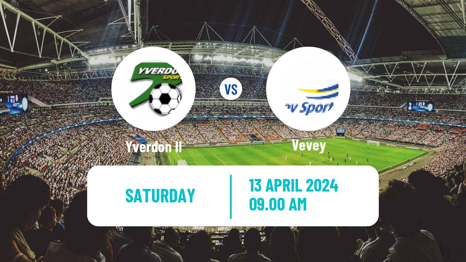 Soccer Swiss 1 Liga Classic Group 1 Yverdon II - Vevey