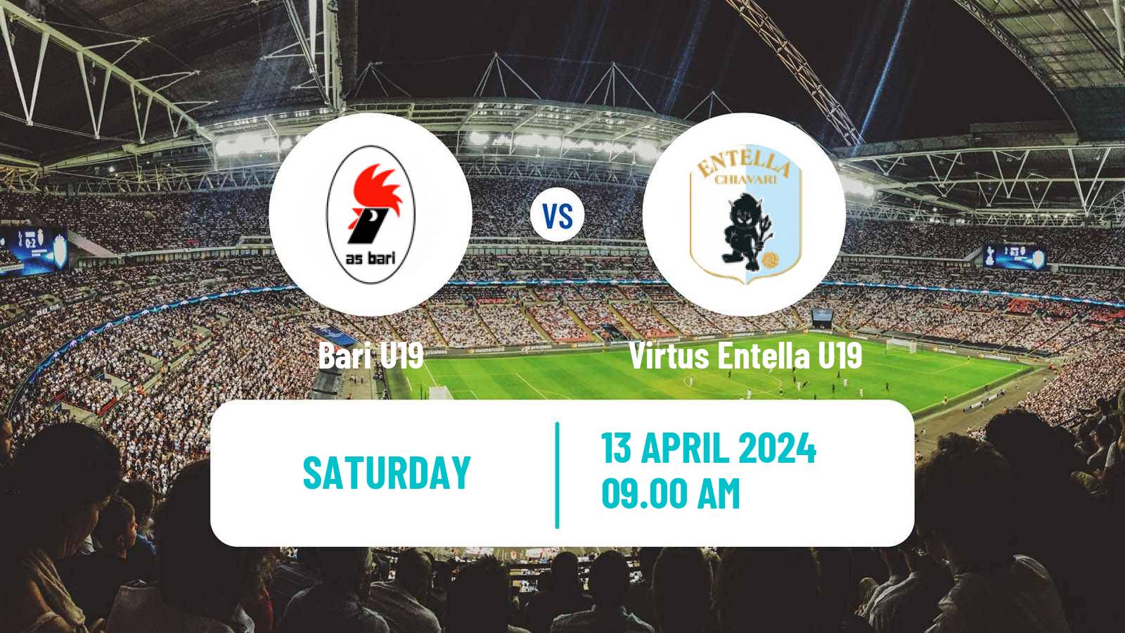 Football Italian Primavera 2 Bari U19 - Virtus Entella U19