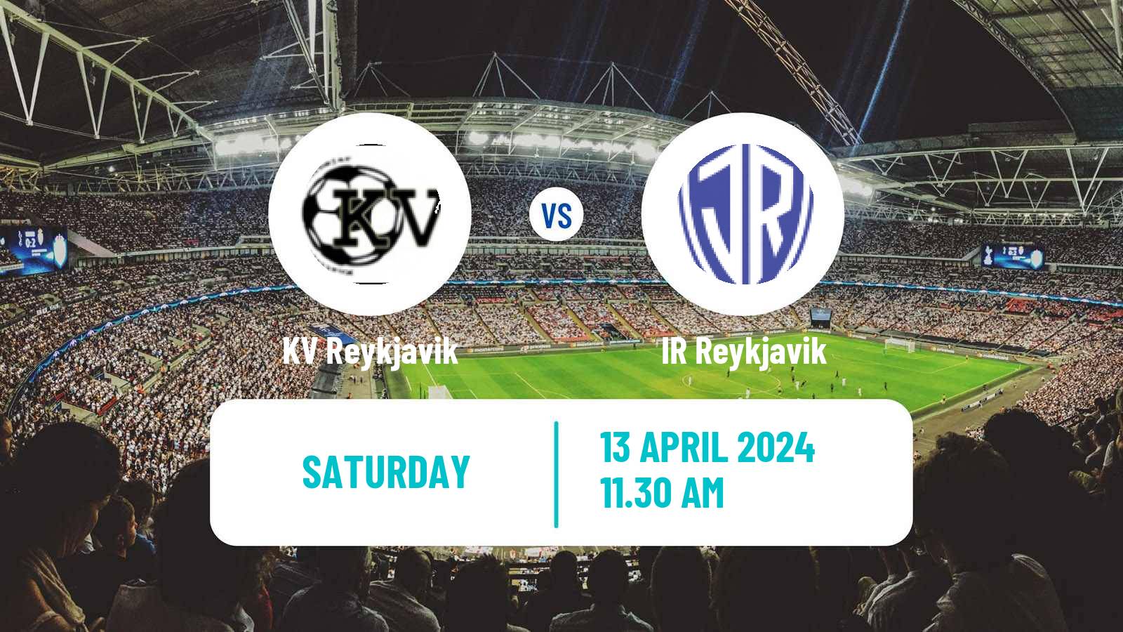 Football Icelandic Cup KV Reykjavik - IR Reykjavik