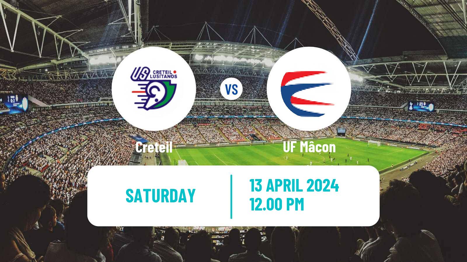 Soccer French National 2 - Group D Creteil - Mâcon