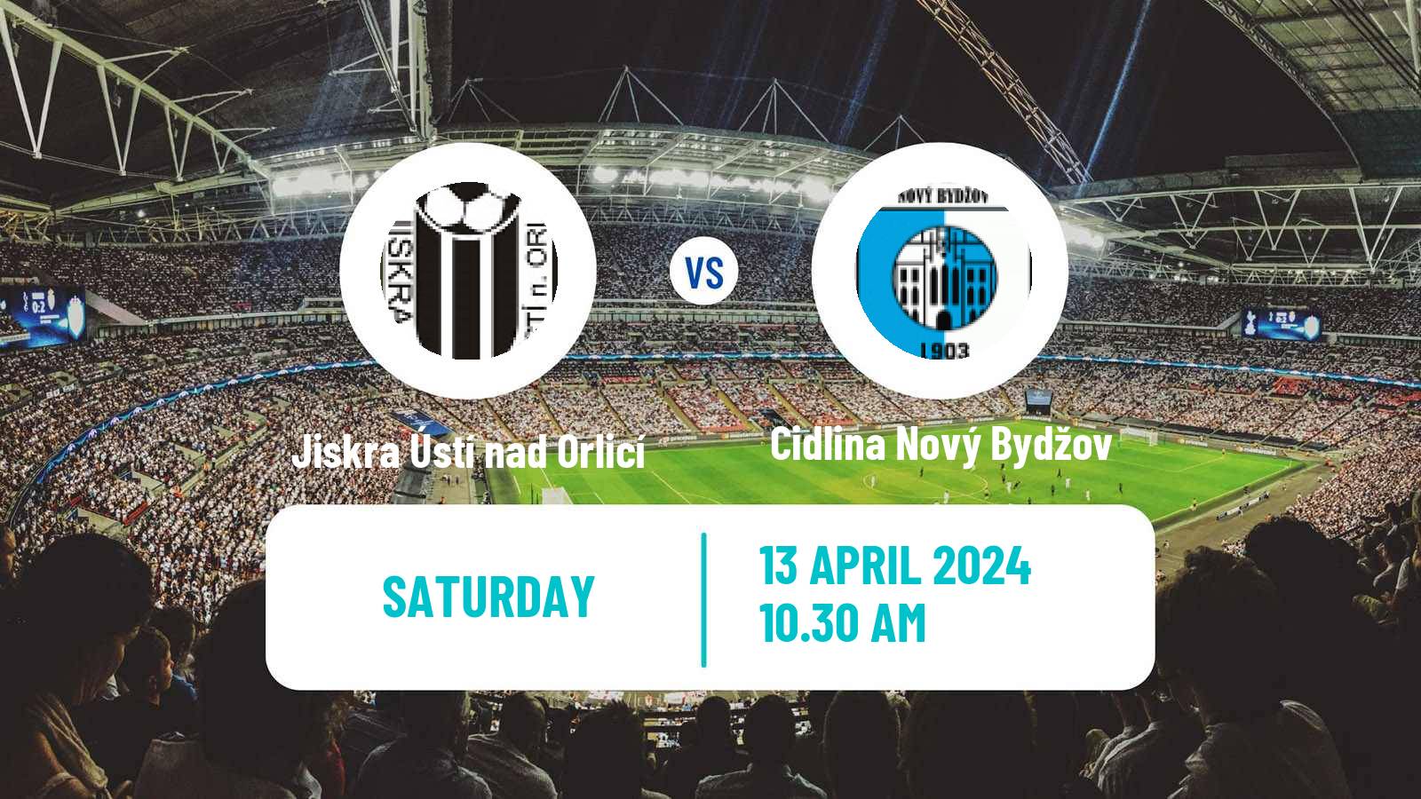 Soccer Czech Division C Jiskra Ústí nad Orlicí - Cidlina Nový Bydžov