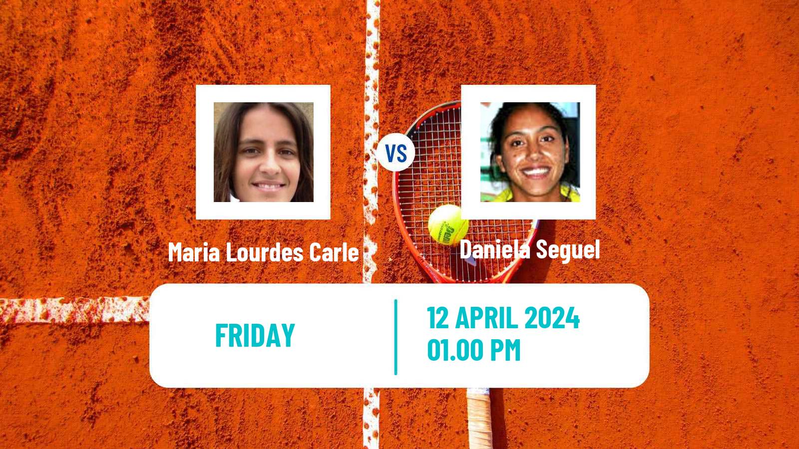 Tennis WTA Billie Jean King Cup Group I Maria Lourdes Carle - Daniela Seguel