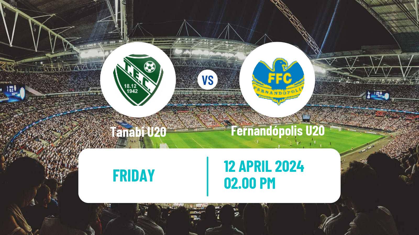 Soccer Brazilian Paulista U20 Tanabi U20 - Fernandópolis U20