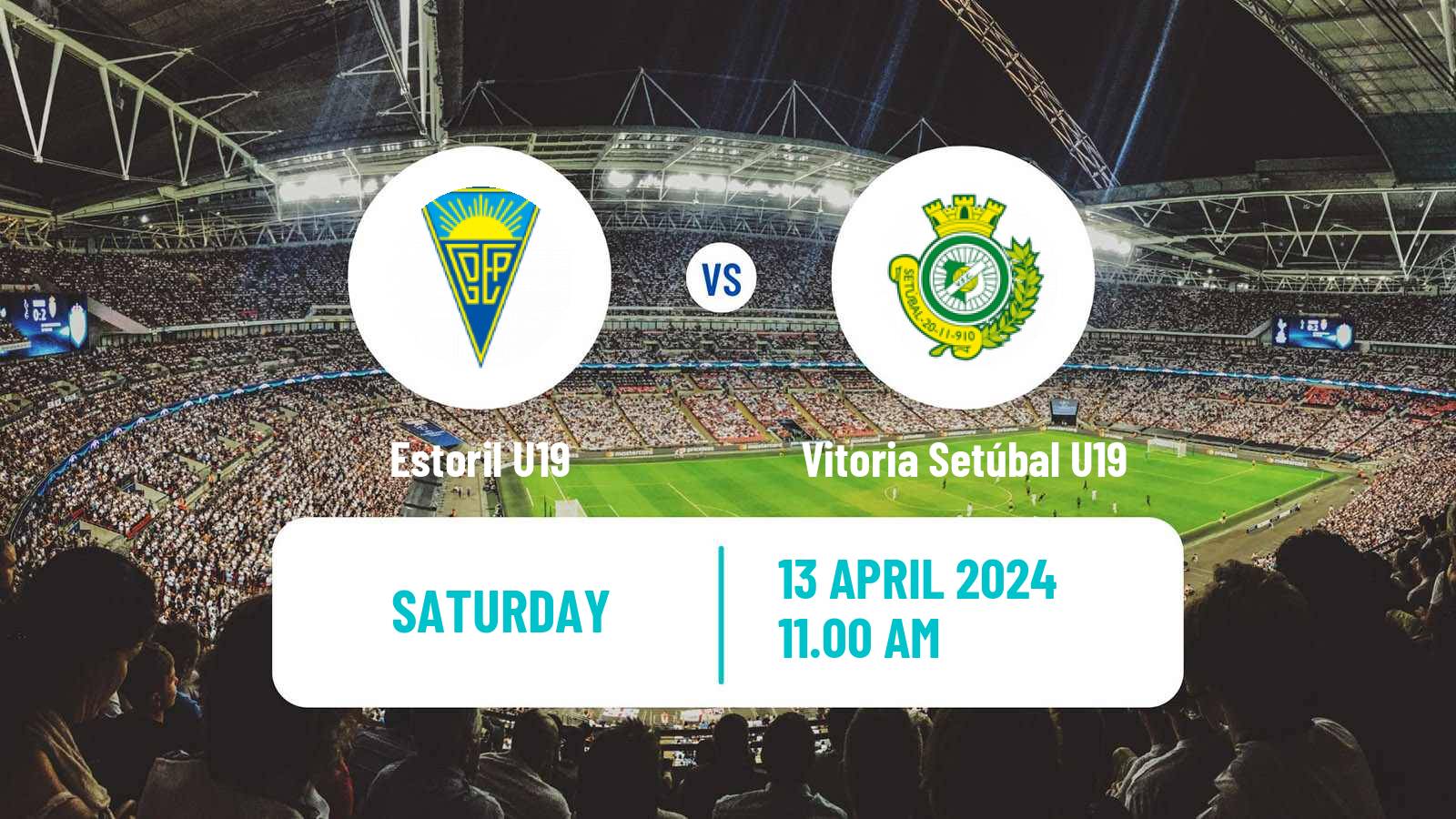 Soccer Portuguese Campeonato Nacional U19 Estoril U19 - Vitoria Setúbal U19