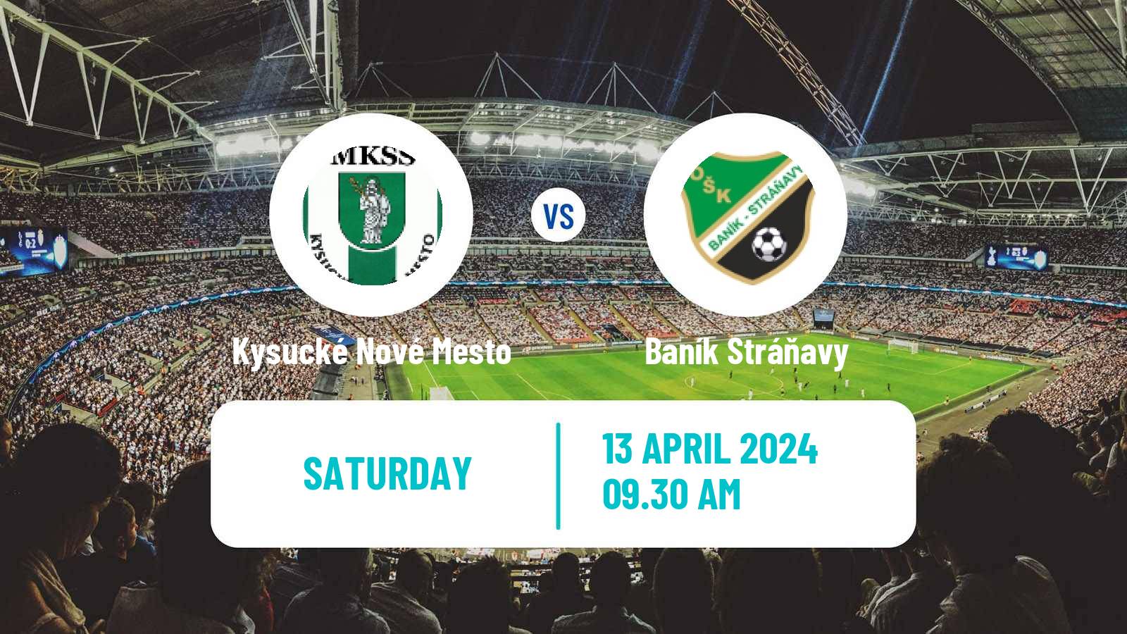 Soccer Slovak 4 Liga Central Kysucké Nové Mesto - Baník Stráňavy