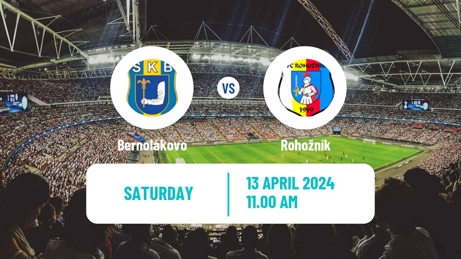 Soccer Slovak 4 Liga Bratislava Bernolákovo - Rohožník