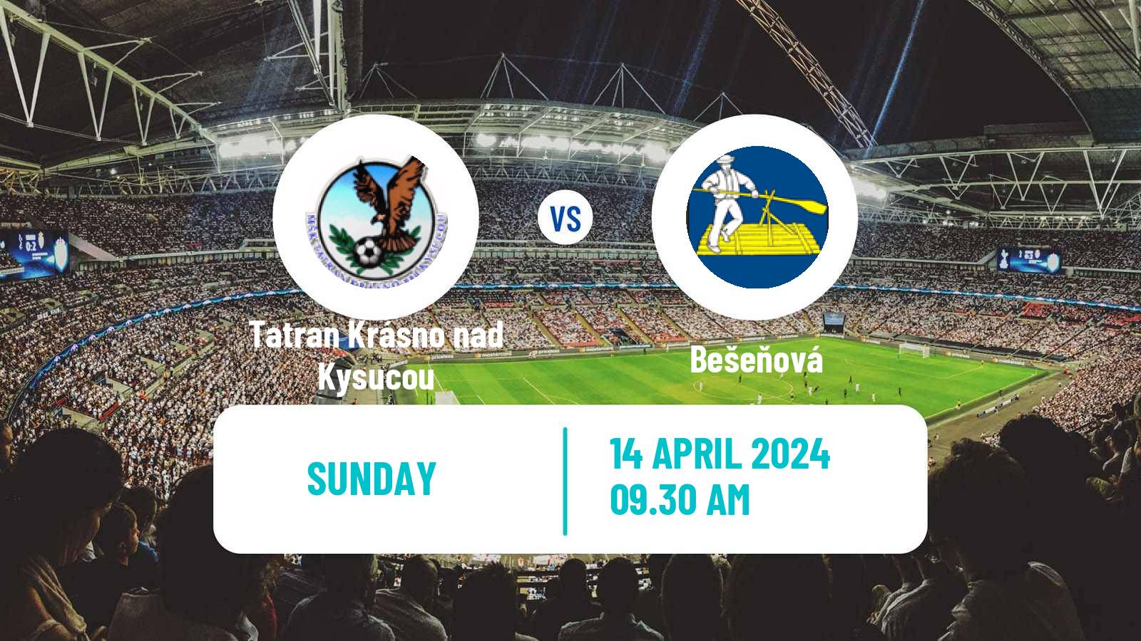 Soccer Slovak 4 Liga Central Tatran Krásno nad Kysucou - Bešeňová