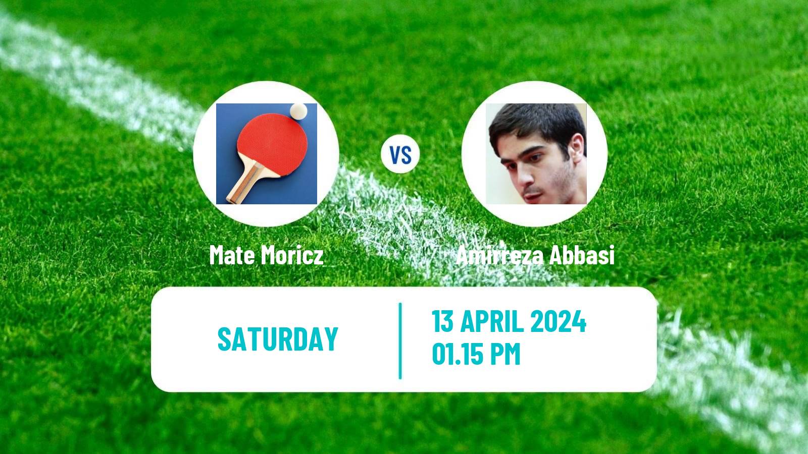 Table tennis Tt Star Series Men Mate Moricz - Amirreza Abbasi