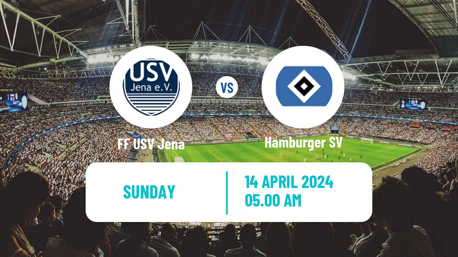 Soccer German 2 Bundesliga Women Carl Zeiss Jena - Hamburger SV