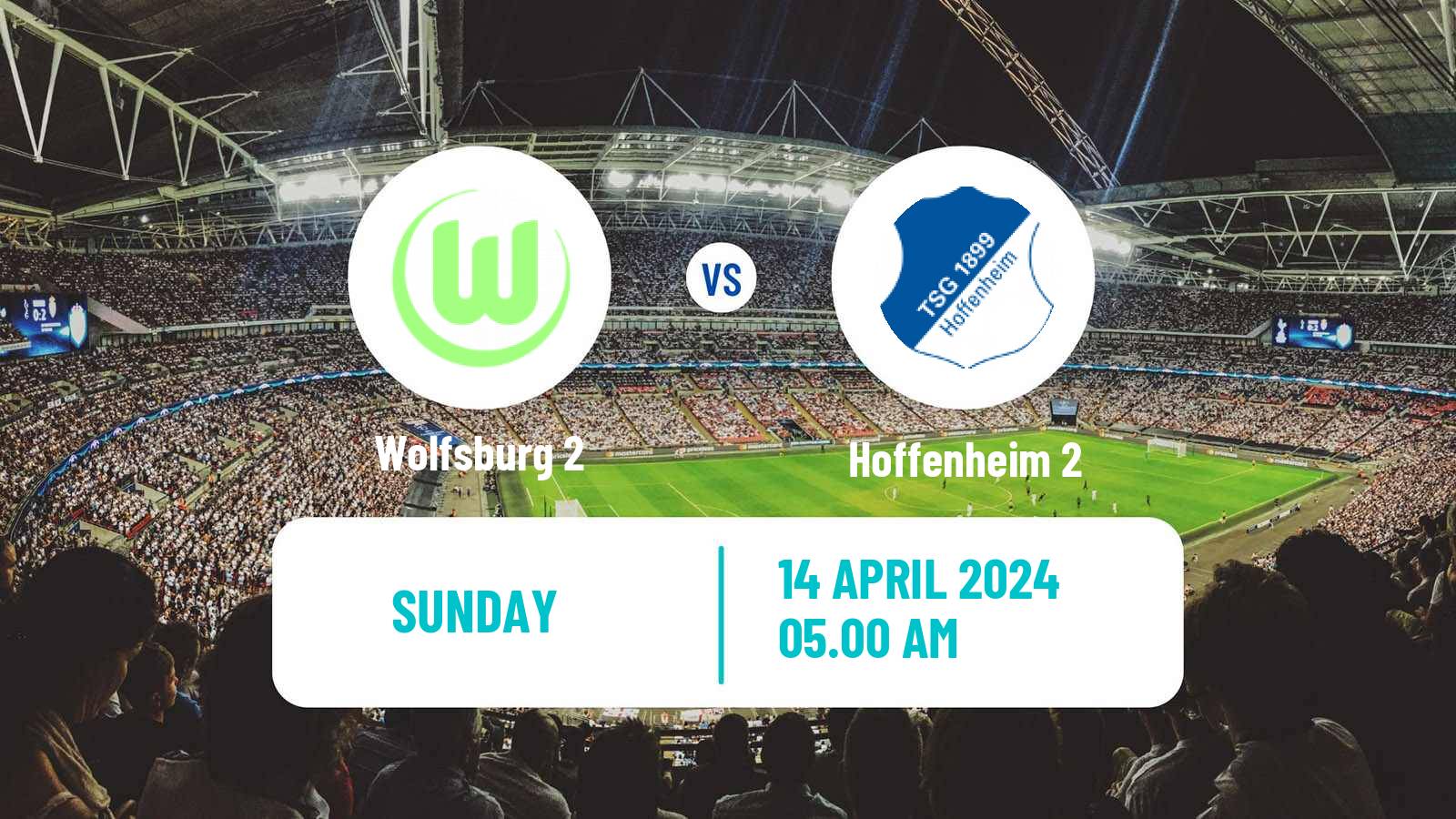 Soccer German 2 Bundesliga Women Wolfsburg 2 - Hoffenheim 2
