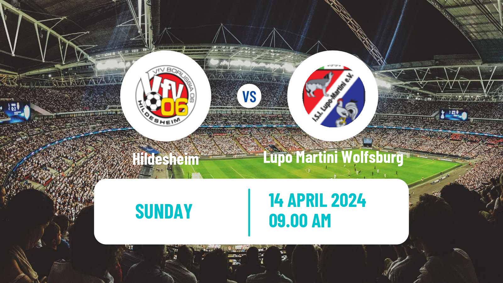 Soccer German Oberliga Niedersachsen Hildesheim - Lupo Martini Wolfsburg