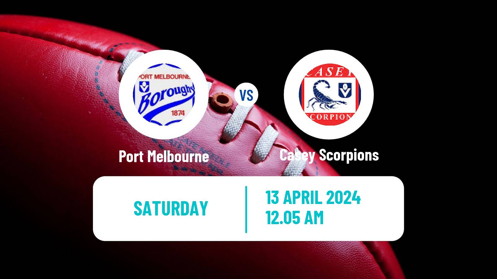 Aussie rules VFL Port Melbourne - Casey Scorpions