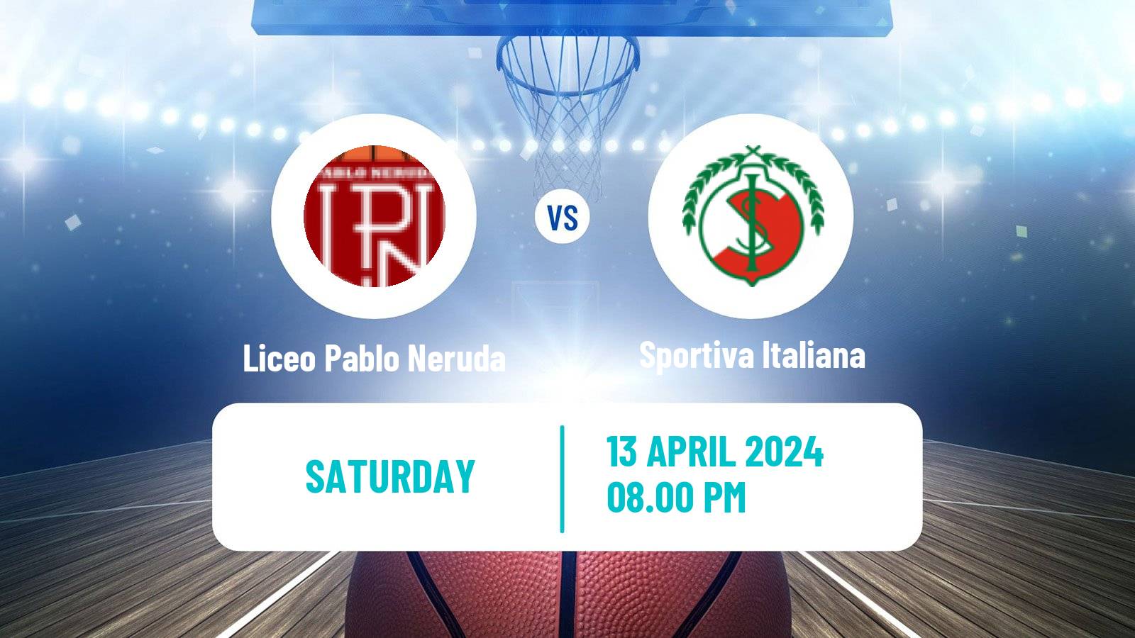 Basketball Chilean LNB Liceo Pablo Neruda - Sportiva Italiana