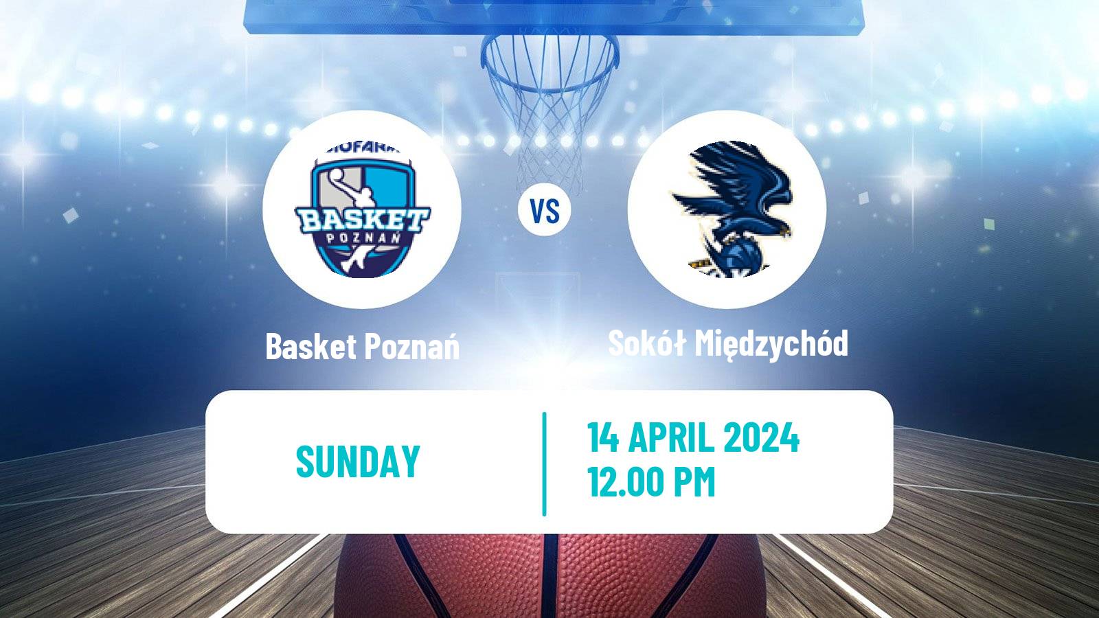 Basketball Polish 1 Liga Basketball Basket Poznań - Sokół Międzychód