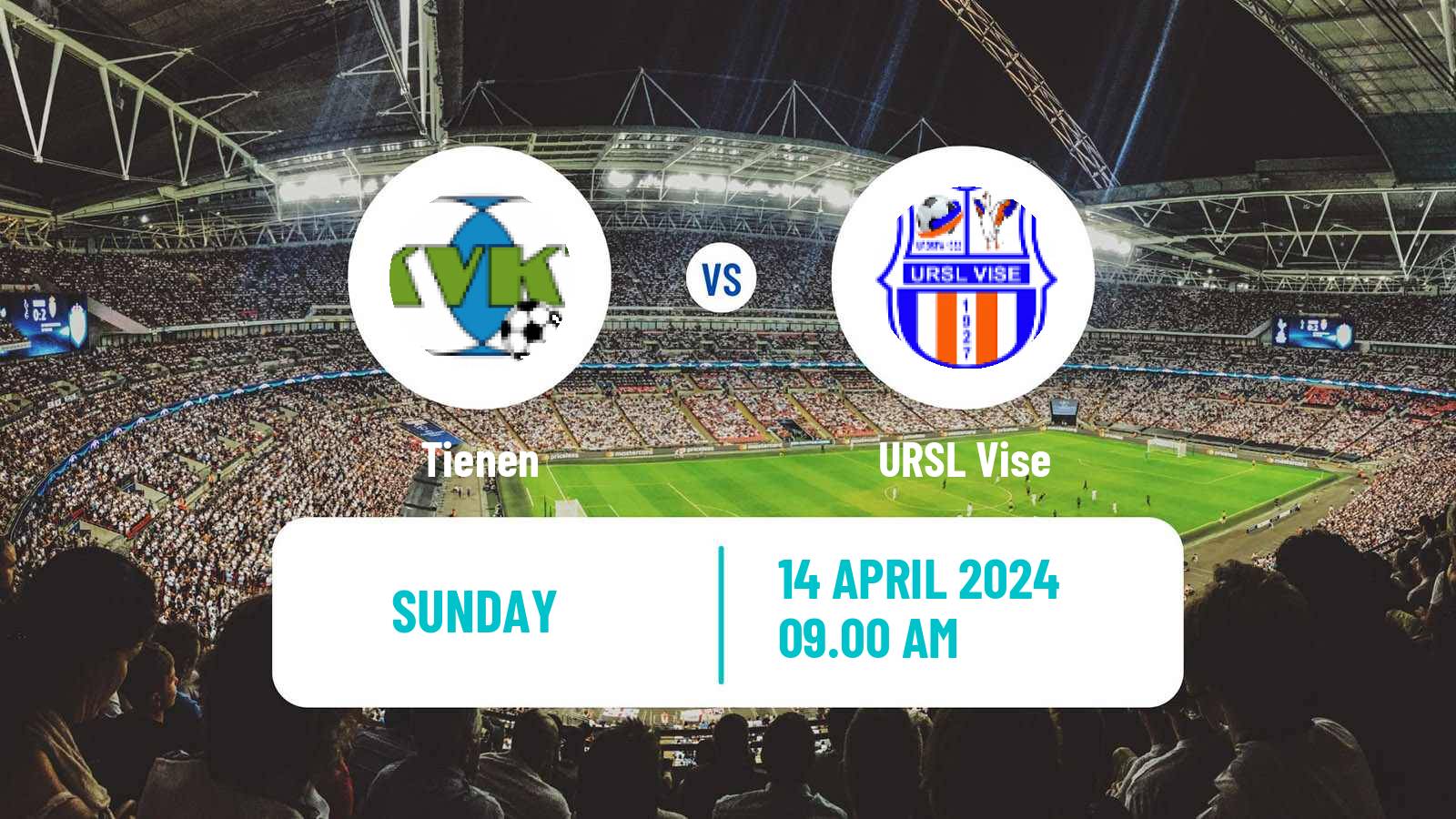 Soccer Belgian National Division 1 Tienen - URSL Vise