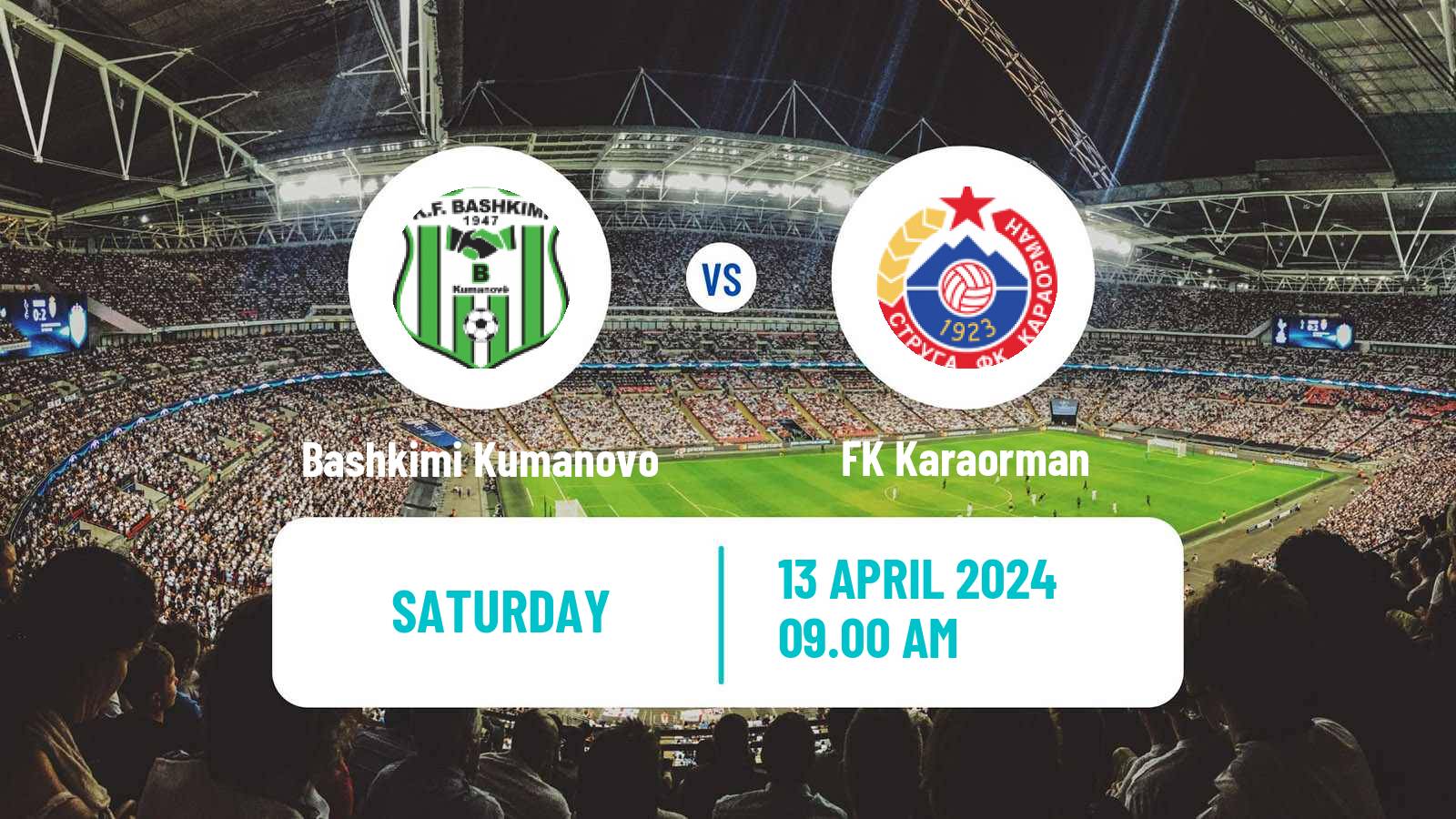 Soccer North Macedonian 2 MFL Bashkimi Kumanovo - Karaorman
