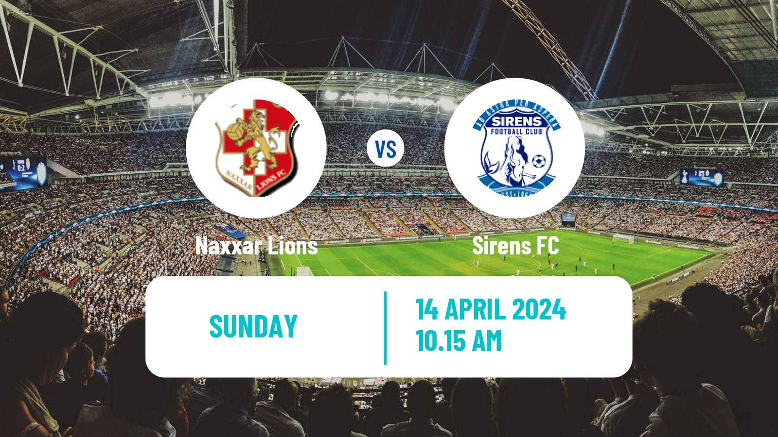 Football Maltese Premier League Naxxar Lions - Sirens