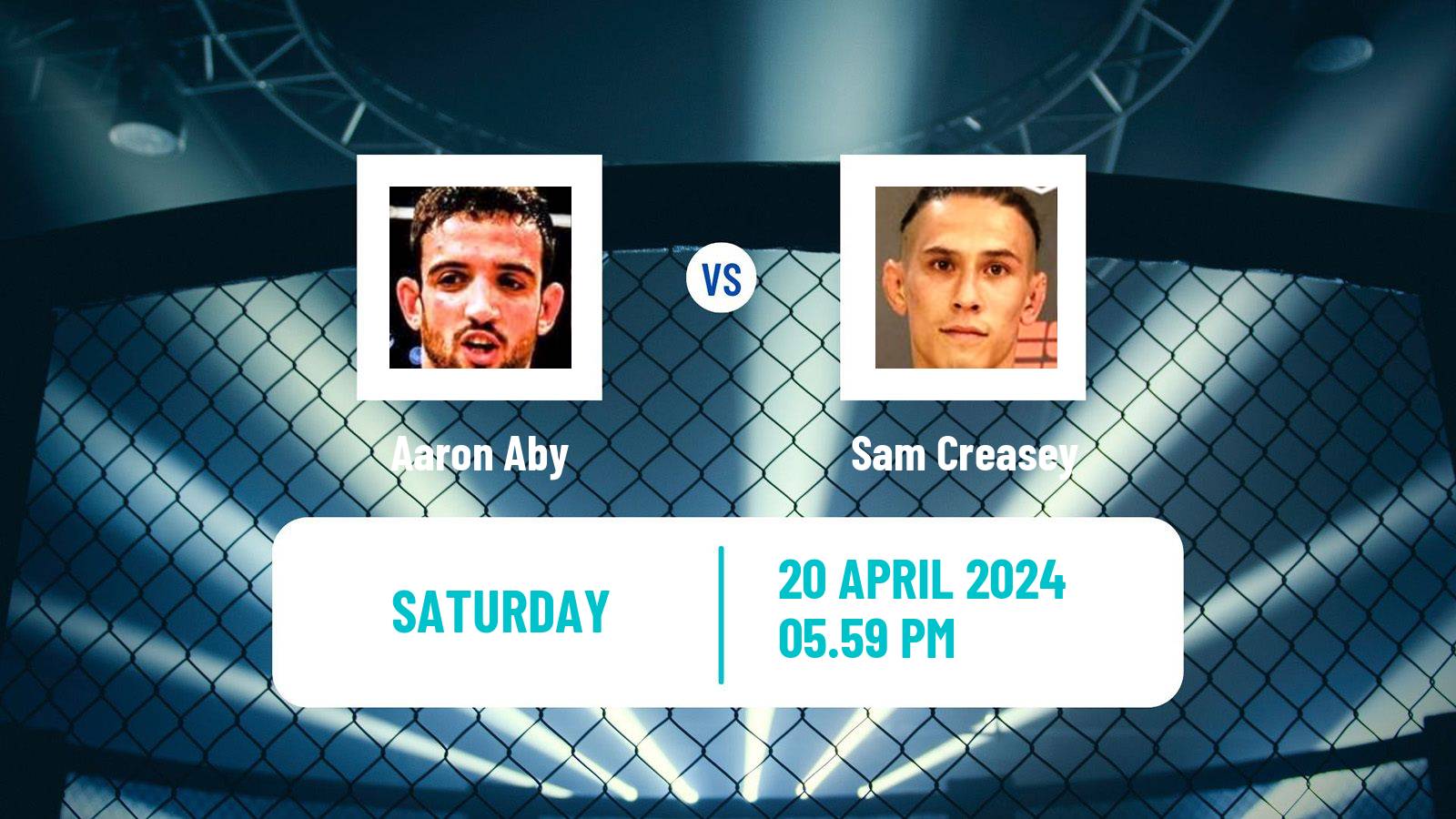 MMA Flyweight Oktagon Men Aaron Aby - Sam Creasey