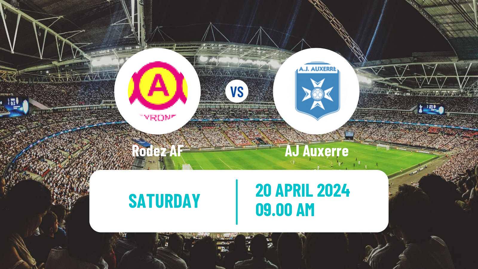 Soccer French Ligue 2 Rodez - Auxerre