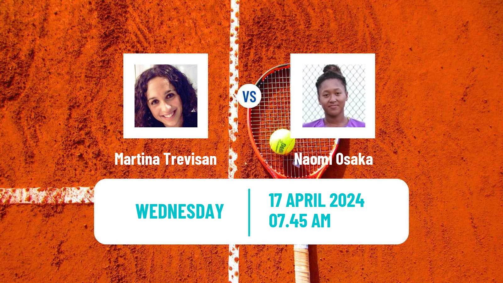 Tennis WTA Rouen Martina Trevisan - Naomi Osaka