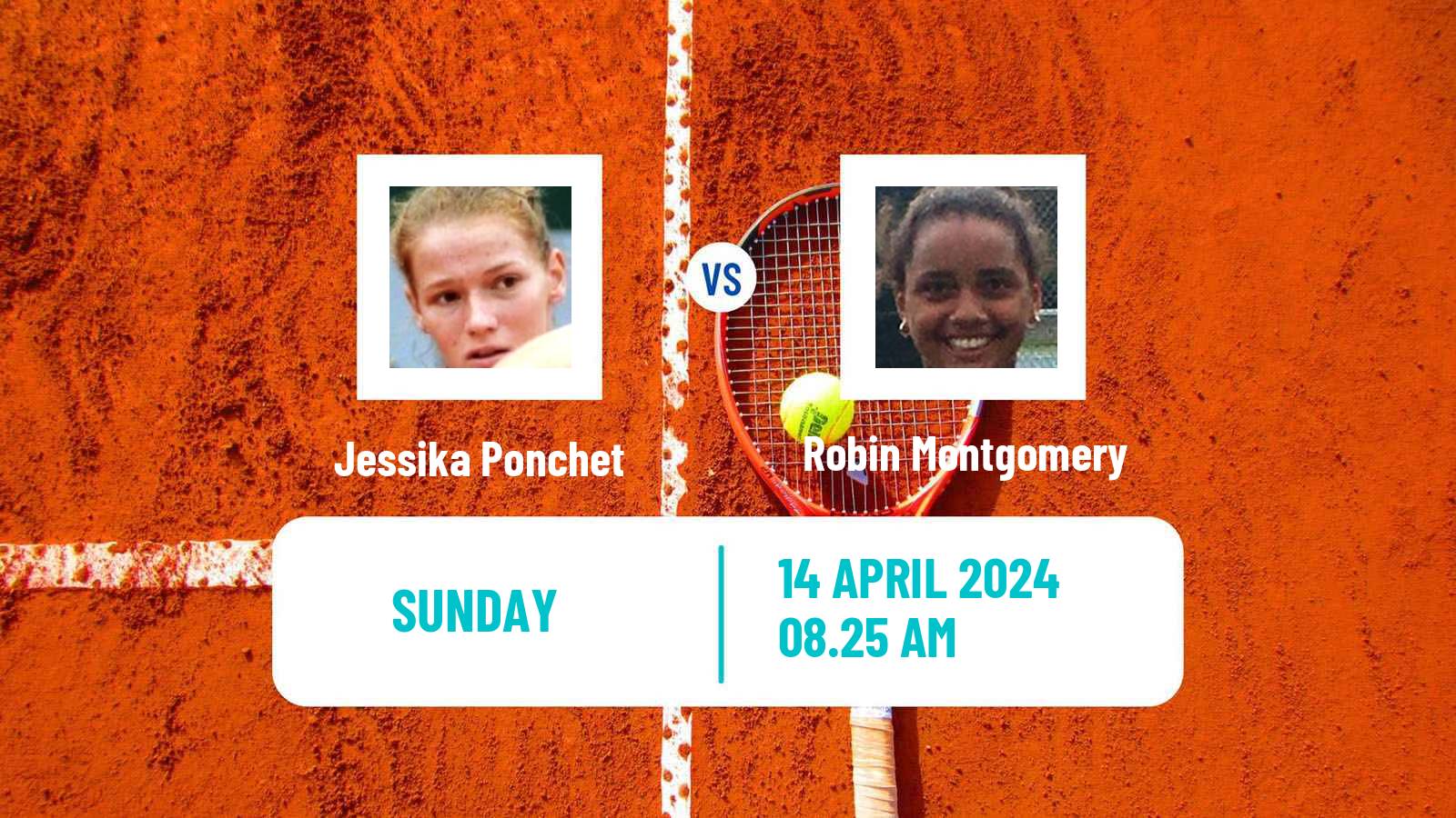 Tennis WTA Rouen Jessika Ponchet - Robin Montgomery