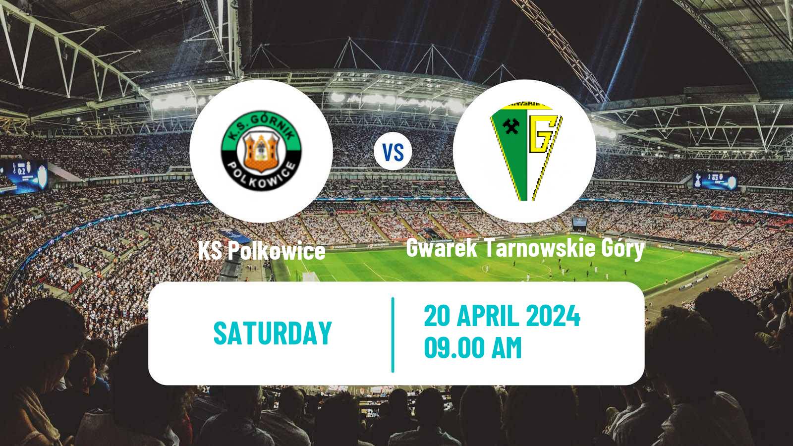 Soccer Polish Division 3 - Group III Polkowice - Gwarek Tarnowskie Góry