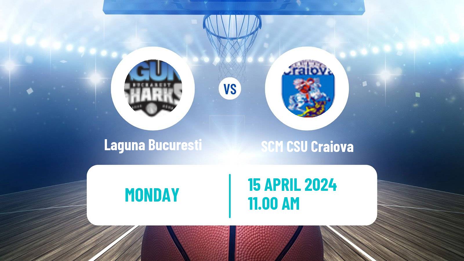 Basketball Romanian Divizia A Basketball Laguna Bucuresti - SCM CSU Craiova