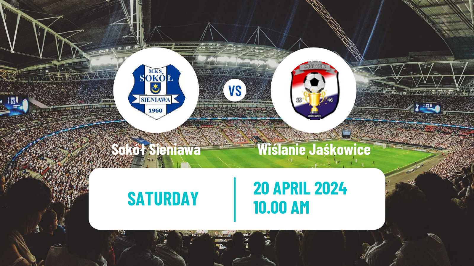 Soccer Polish Division 3 - Group IV Sokół Sieniawa - Wiślanie Jaśkowice