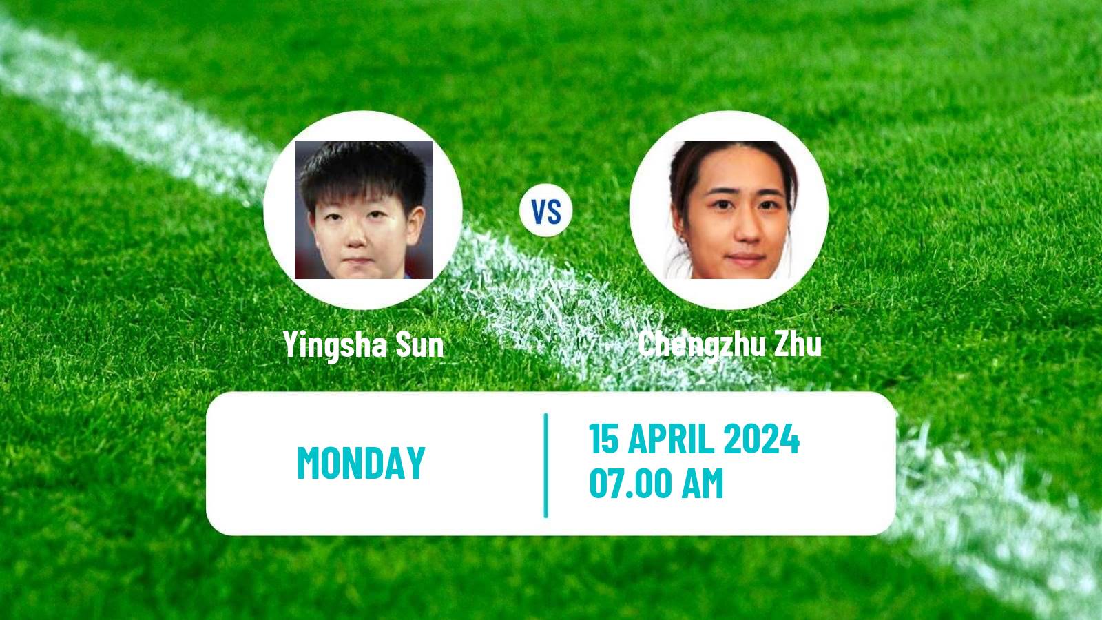 Table tennis World Cup Women Yingsha Sun - Chengzhu Zhu