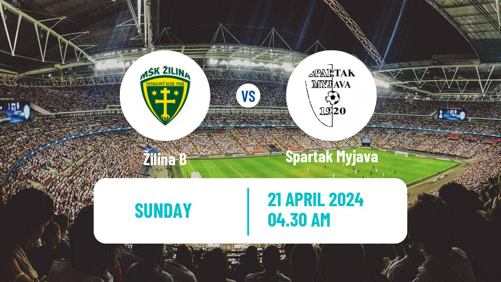 Soccer Slovak 2 Liga Žilina B - Spartak Myjava