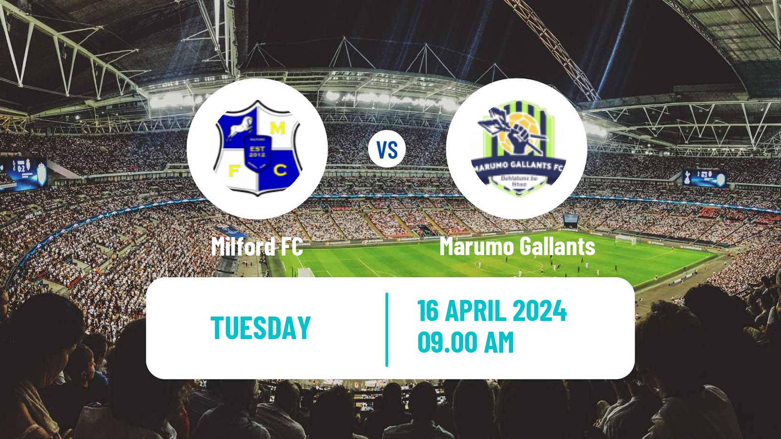 Soccer South African First Division Milford - Marumo Gallants