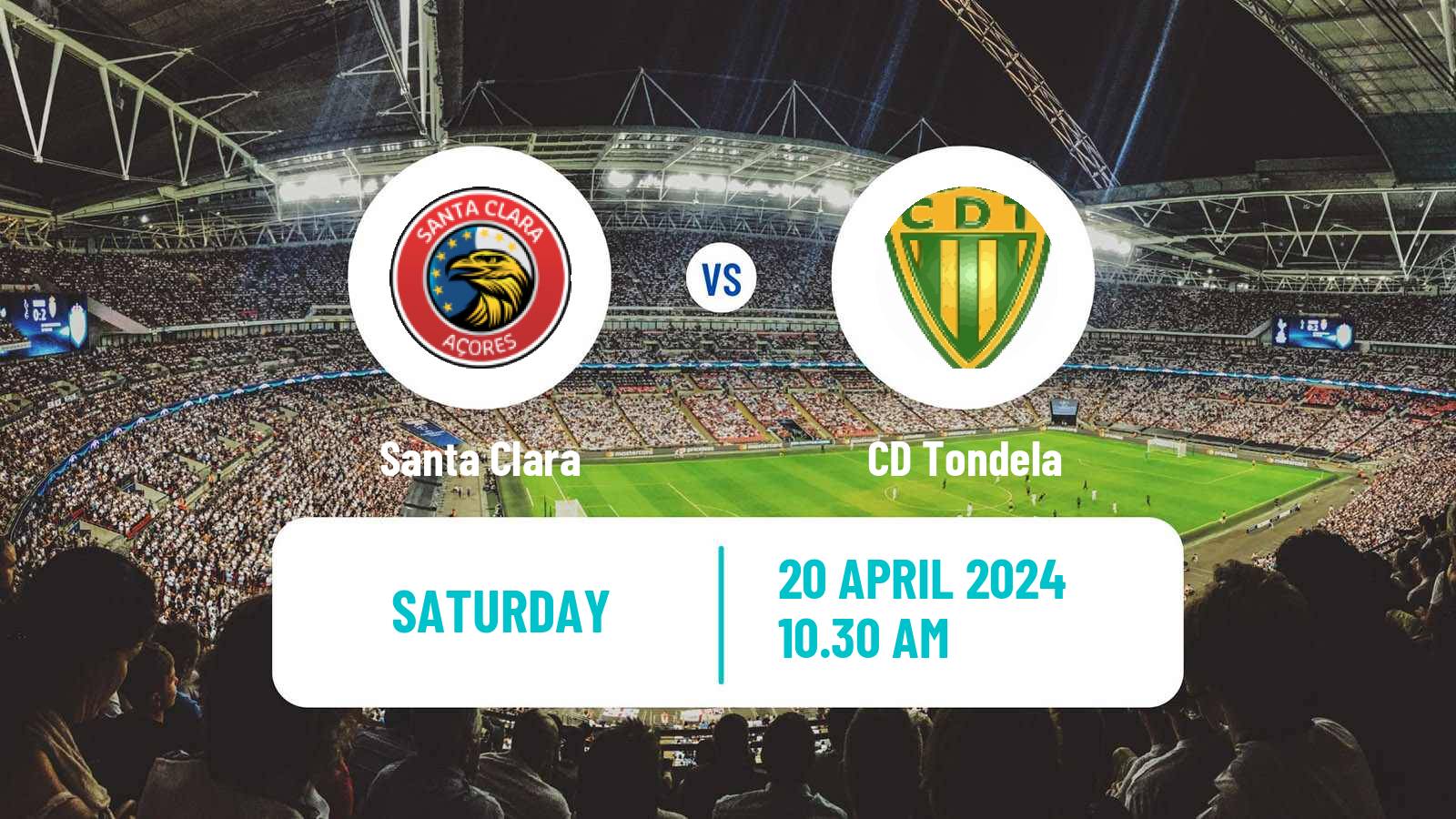 Soccer Portuguese Liga 2 Santa Clara - Tondela