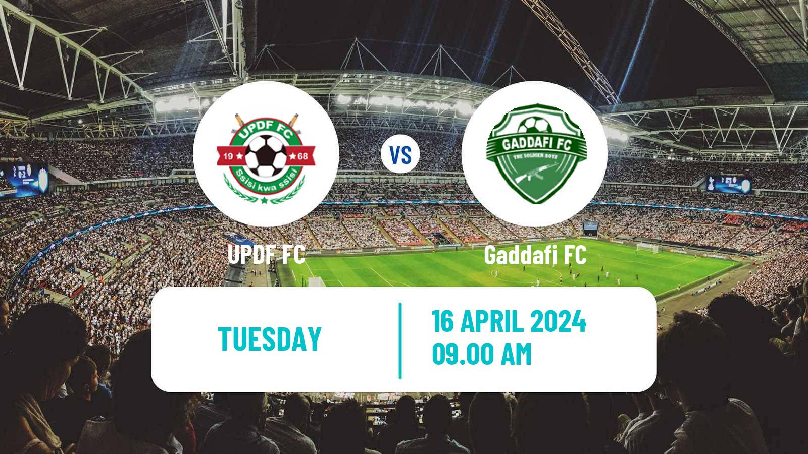 Soccer Ugandan Super League UPDF - Gaddafi