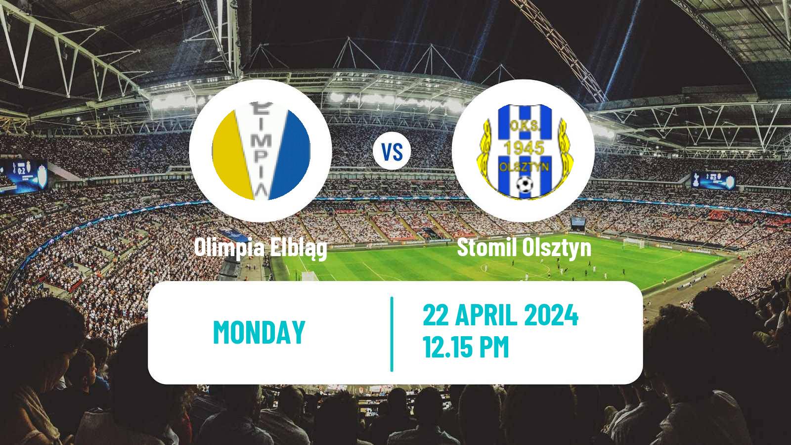 Soccer Polish Division 2 Olimpia Elbląg - Stomil Olsztyn