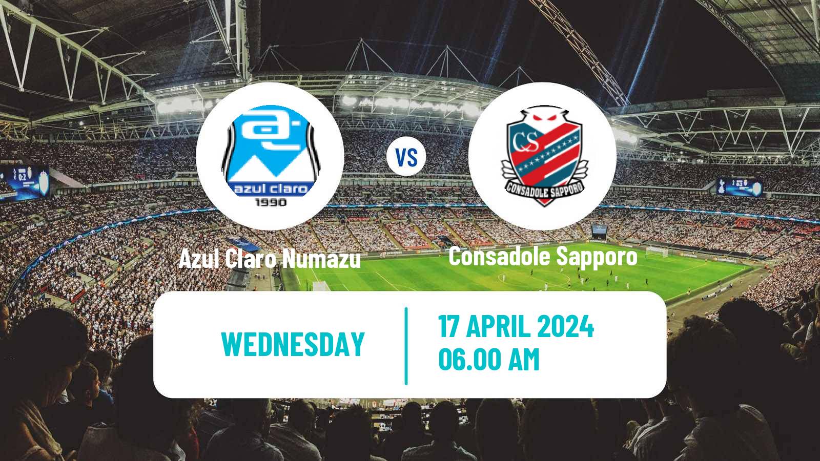 Soccer YBC Levain Cup Azul Claro Numazu - Consadole Sapporo