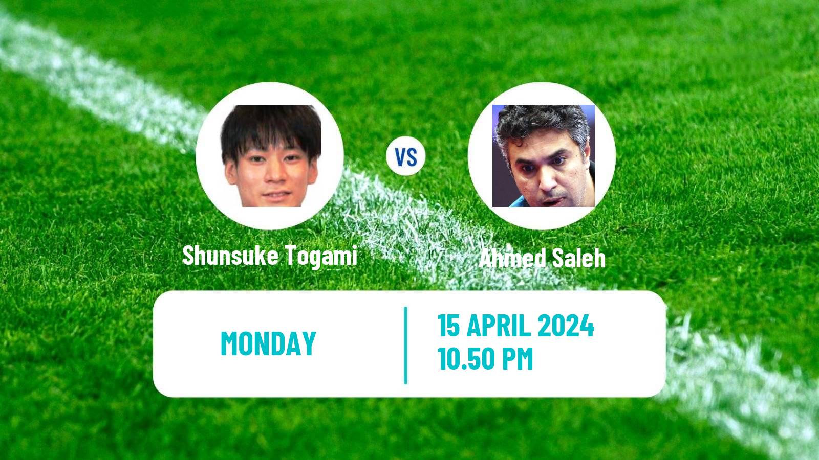 Table tennis World Cup Men Shunsuke Togami - Ahmed Saleh
