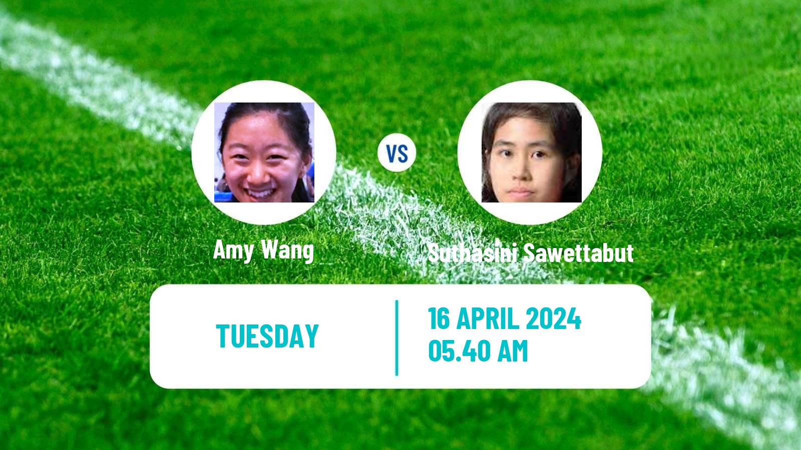 Table tennis World Cup Women Amy Wang - Suthasini Sawettabut
