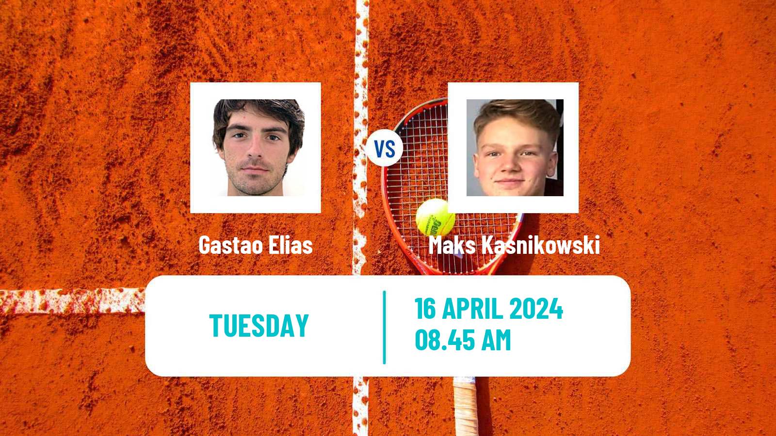 Tennis Oeiras 3 Challenger Men Gastao Elias - Maks Kasnikowski