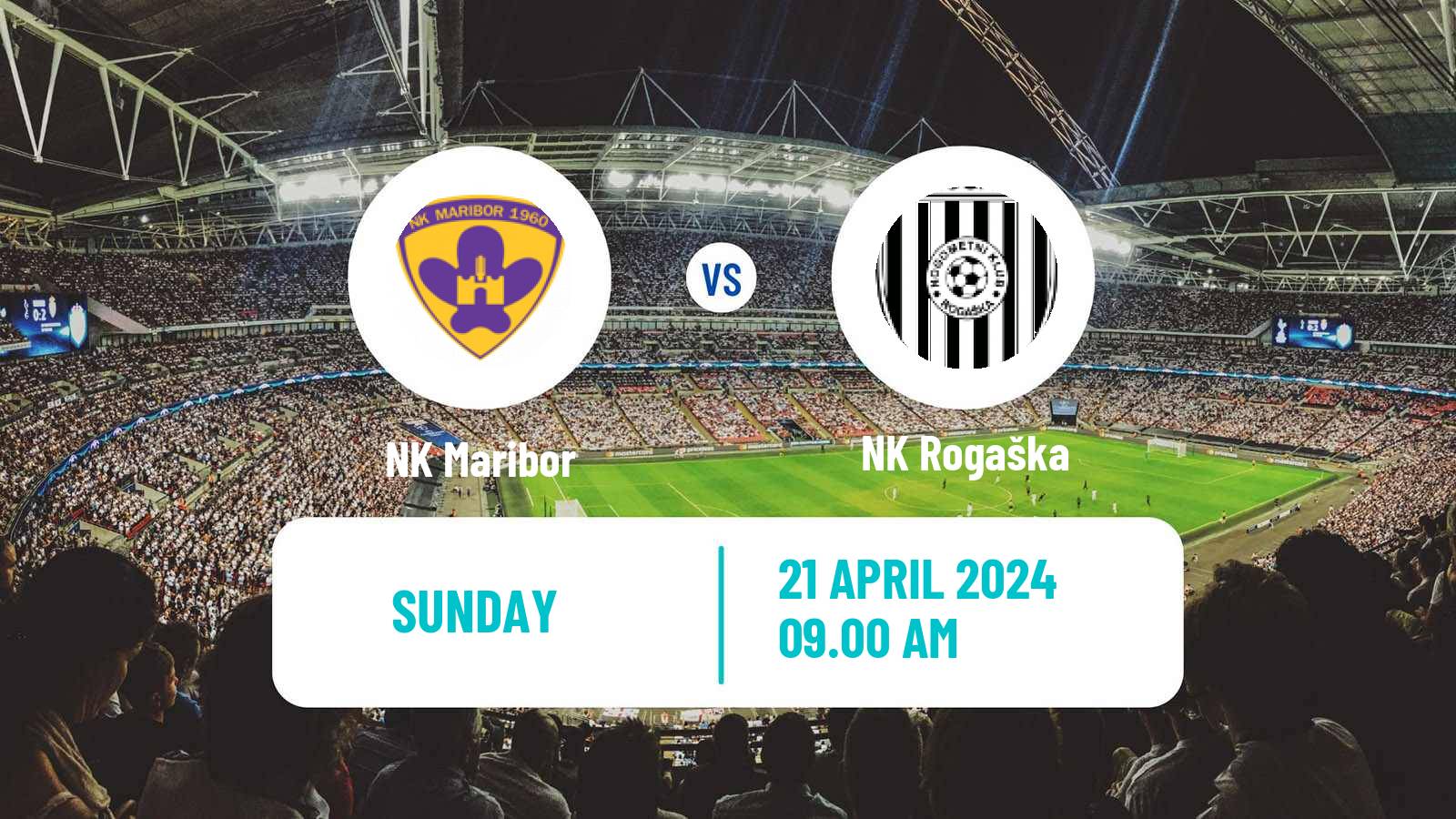 Soccer Slovenian PrvaLiga Maribor - Rogaška