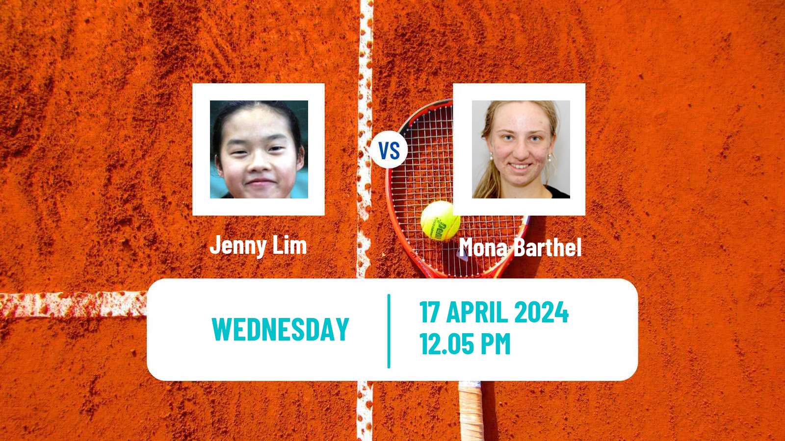 Tennis ITF W50 H Calvi Women Jenny Lim - Mona Barthel