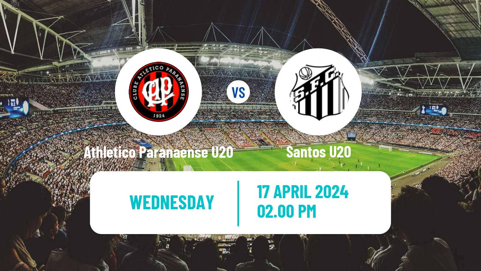Soccer Brasileiro U20 Athletico Paranaense U20 - Santos U20