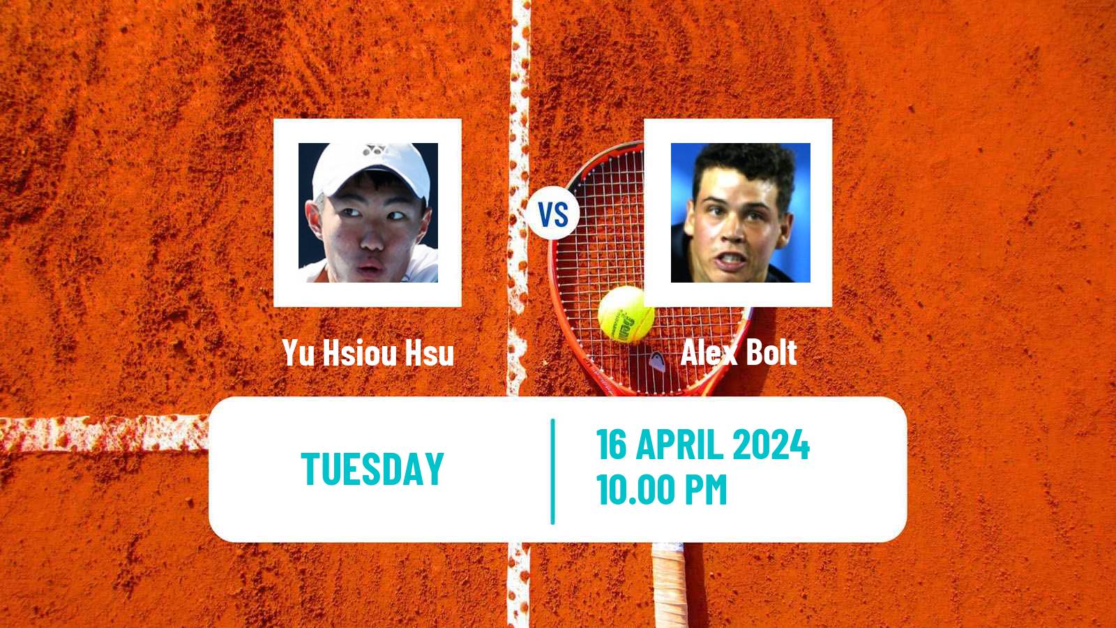 Tennis Gwangju Challenger Men Yu Hsiou Hsu - Alex Bolt