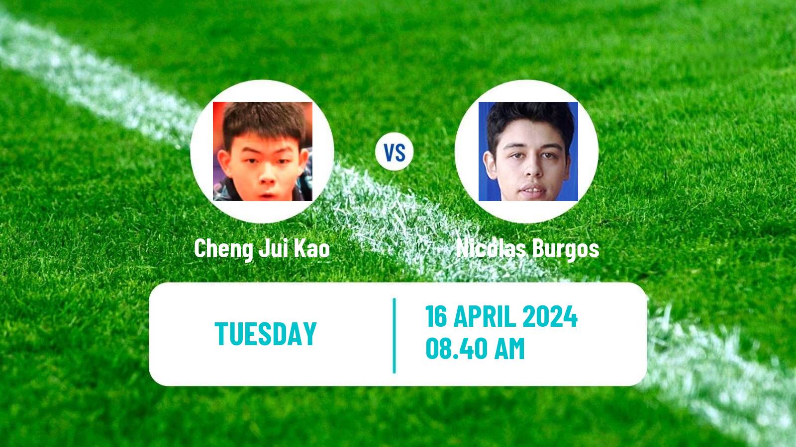 Table tennis World Cup Men Cheng Jui Kao - Nicolas Burgos
