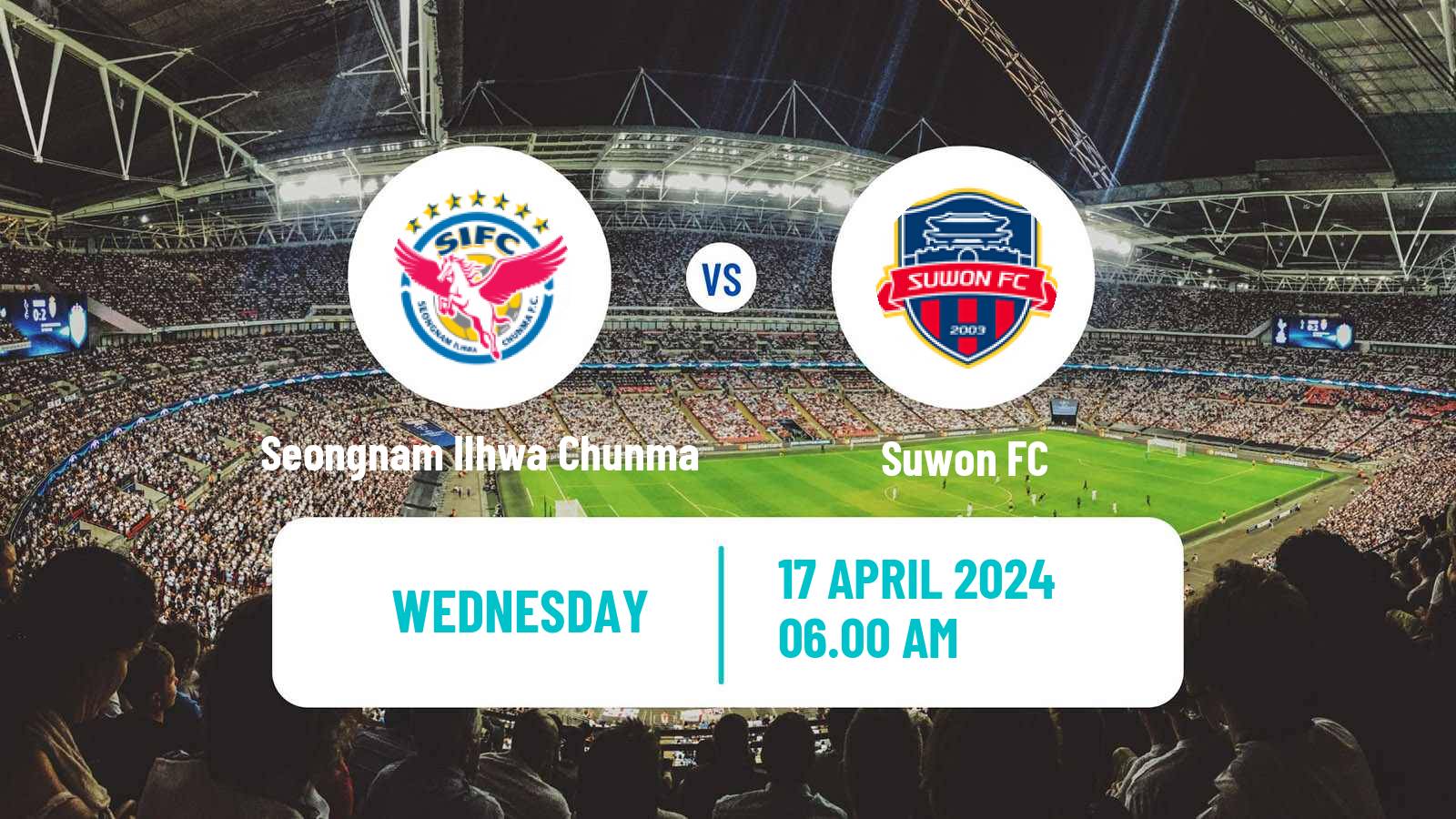Soccer South Korean Cup Seongnam Ilhwa Chunma - Suwon