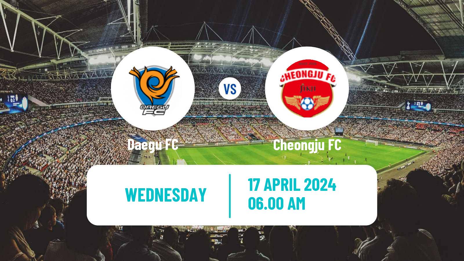 Soccer South Korean Cup Daegu - Cheongju