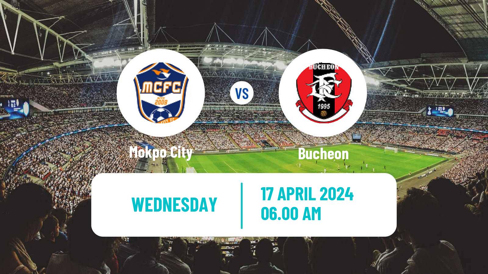 Soccer South Korean Cup Mokpo City - Bucheon