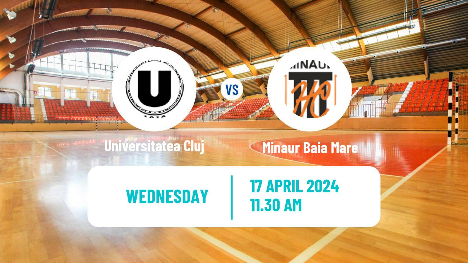 Handball Romanian Liga Nationala Handball Universitatea Cluj - Minaur Baia Mare