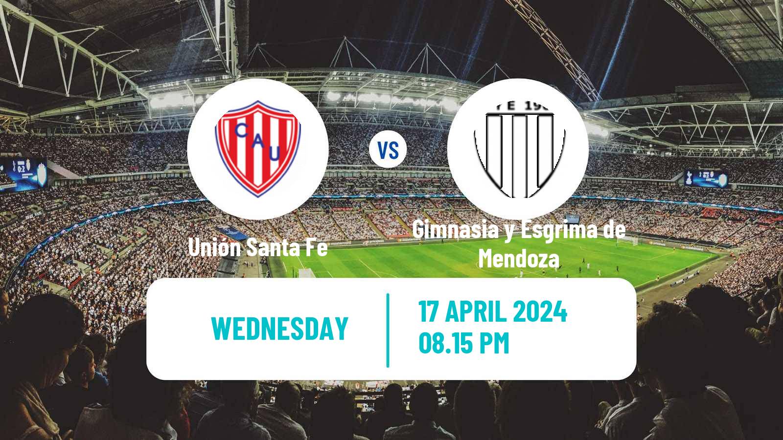 Soccer Copa Argentina Unión Santa Fe - Gimnasia y Esgrima de Mendoza