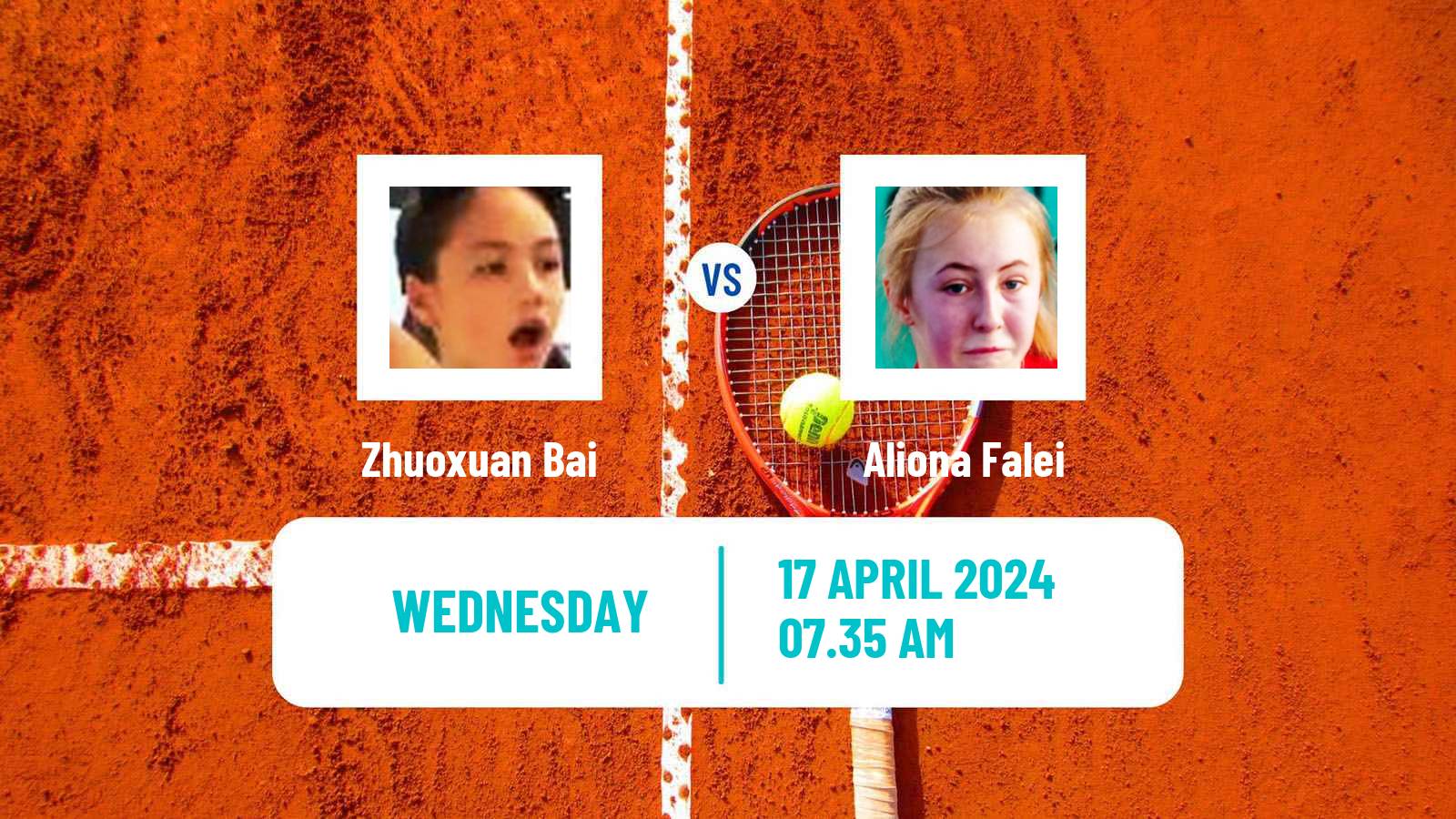 Tennis Oeiras Challenger Women Zhuoxuan Bai - Aliona Falei