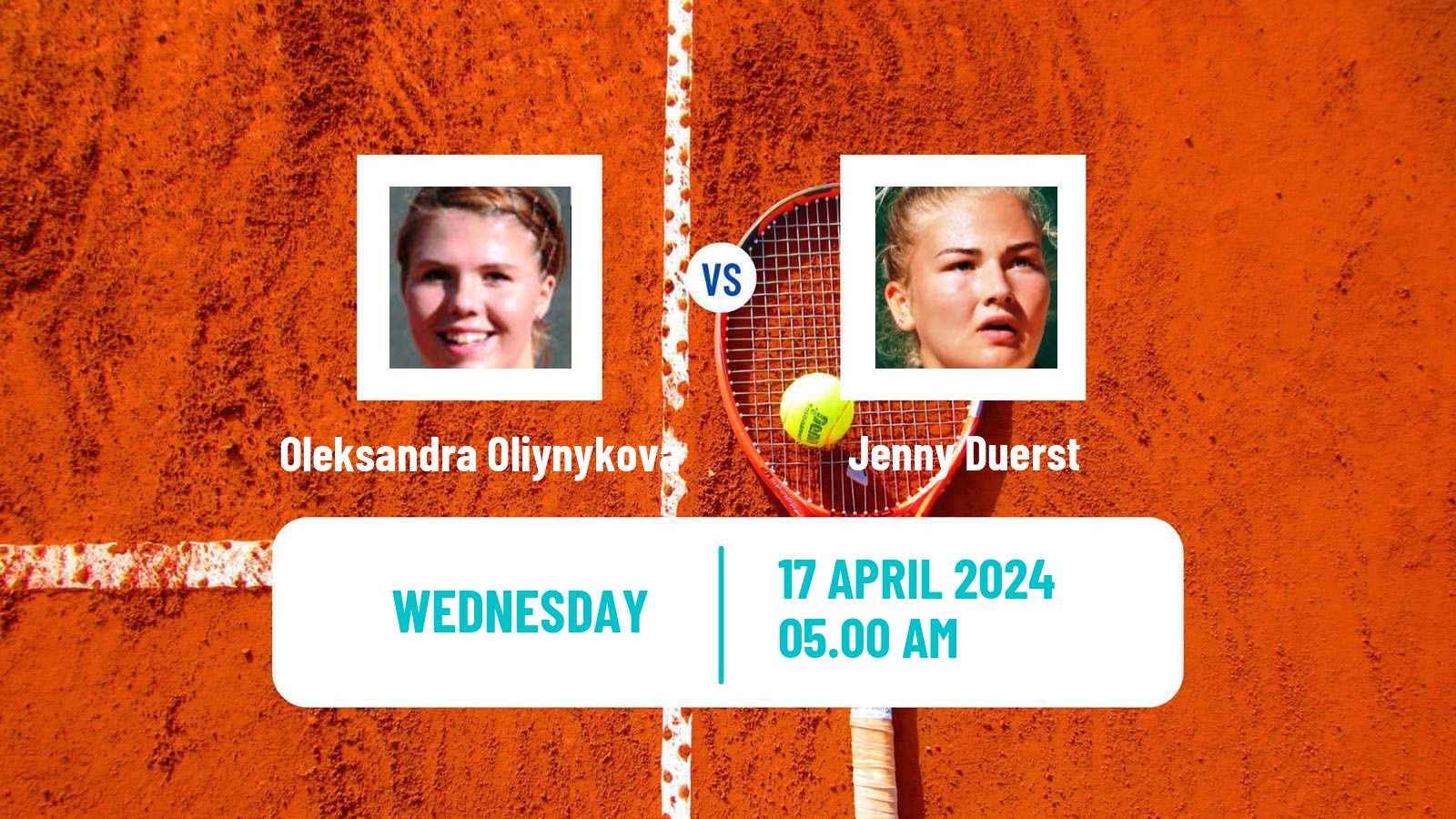 Tennis ITF W35 Santa Margherita Di Pula 4 Women Oleksandra Oliynykova - Jenny Duerst